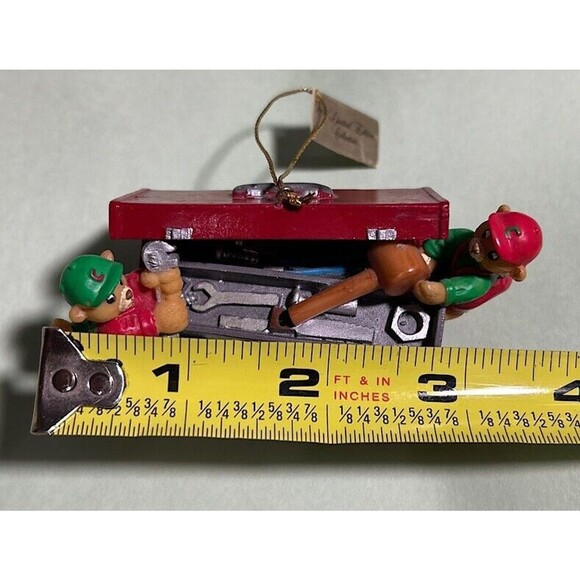 1996 Mr Christmas-Sears Craftsman Miniature TOOL BOX Christmas Ornament - Picture 3 of 4
